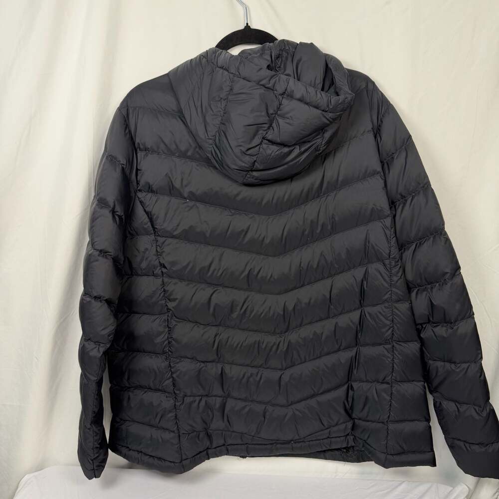 Eddie Bauer EB650 Down Hooded Puffer Jacket Black XXL - Picture 2 of 7